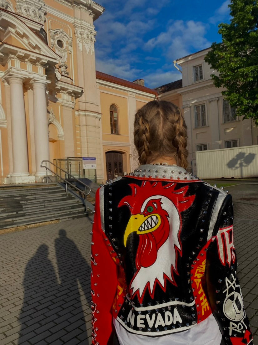 LIMITED EDITION Red PU Leather Jacket