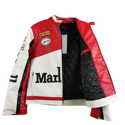 Marlboro PU Leather Jacket