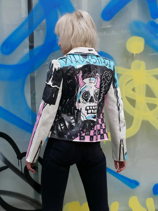 Skull PU Leather Jacket