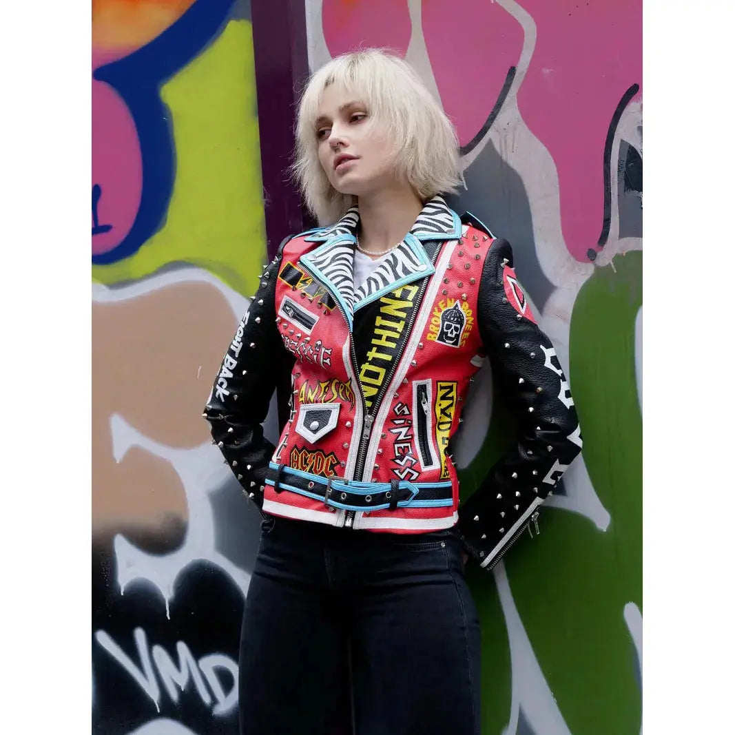 Anti-Conformist PU Leather Jacket