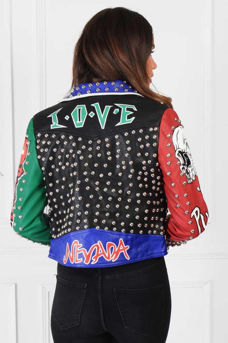 Punk PU Leather Jacket