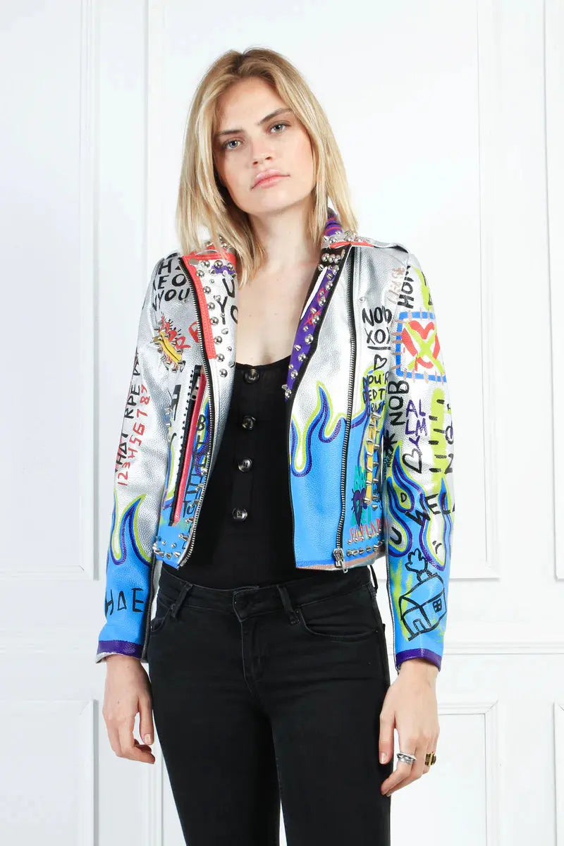 Eagle PU Leather Jacket