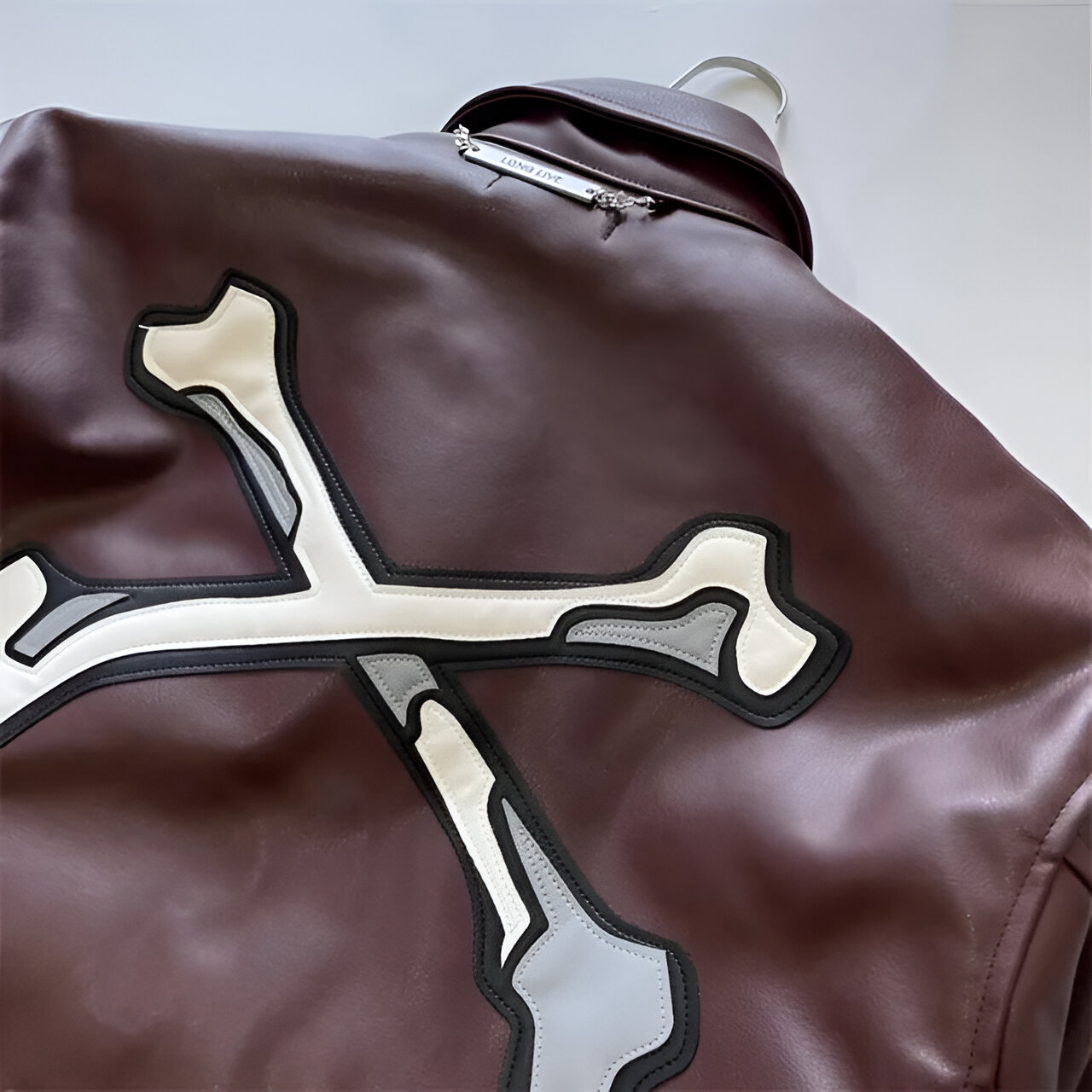 'SkeleSkin' Leather Jacket