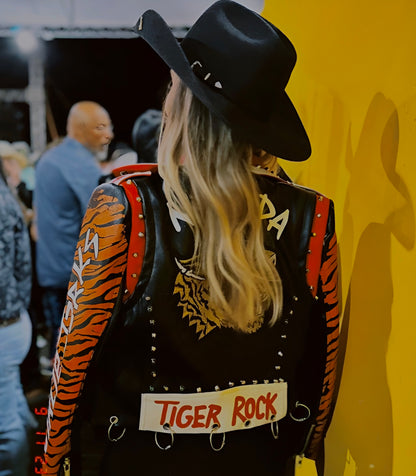 Tiger Rock PU Leather Jacket