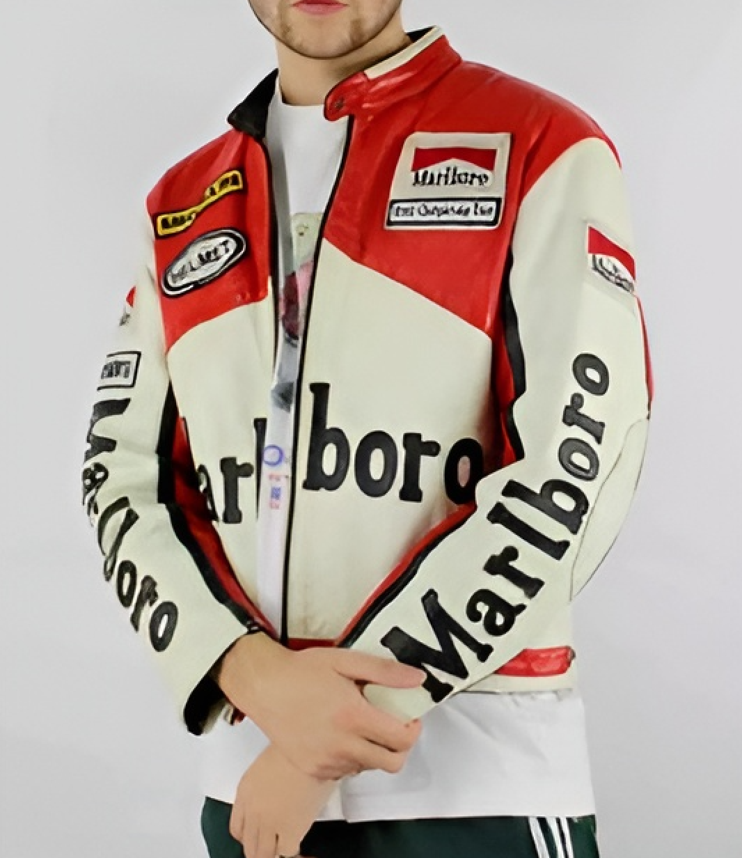 Marlboro PU Leather Jacket