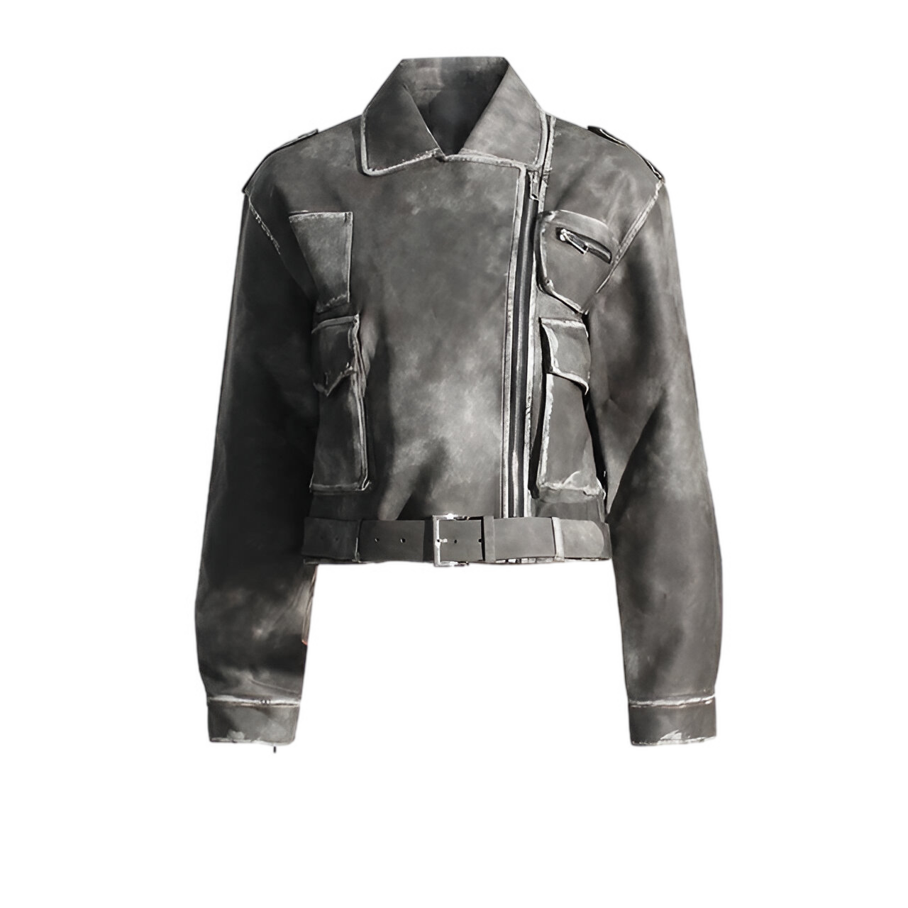 Vintage PU Leather Jacket