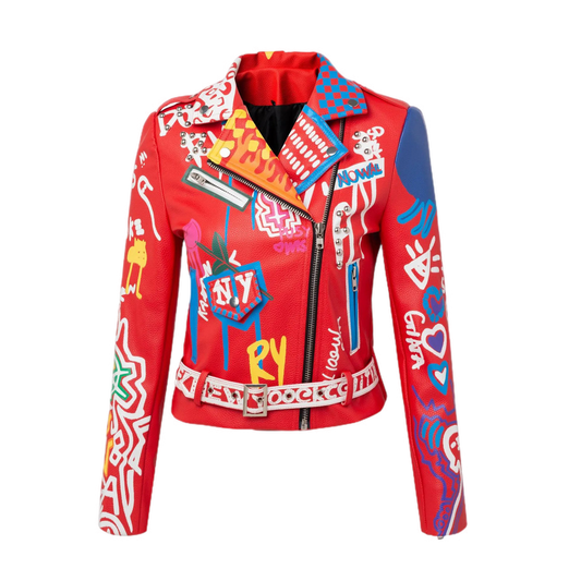 RogueGraf PU Leather Jacket