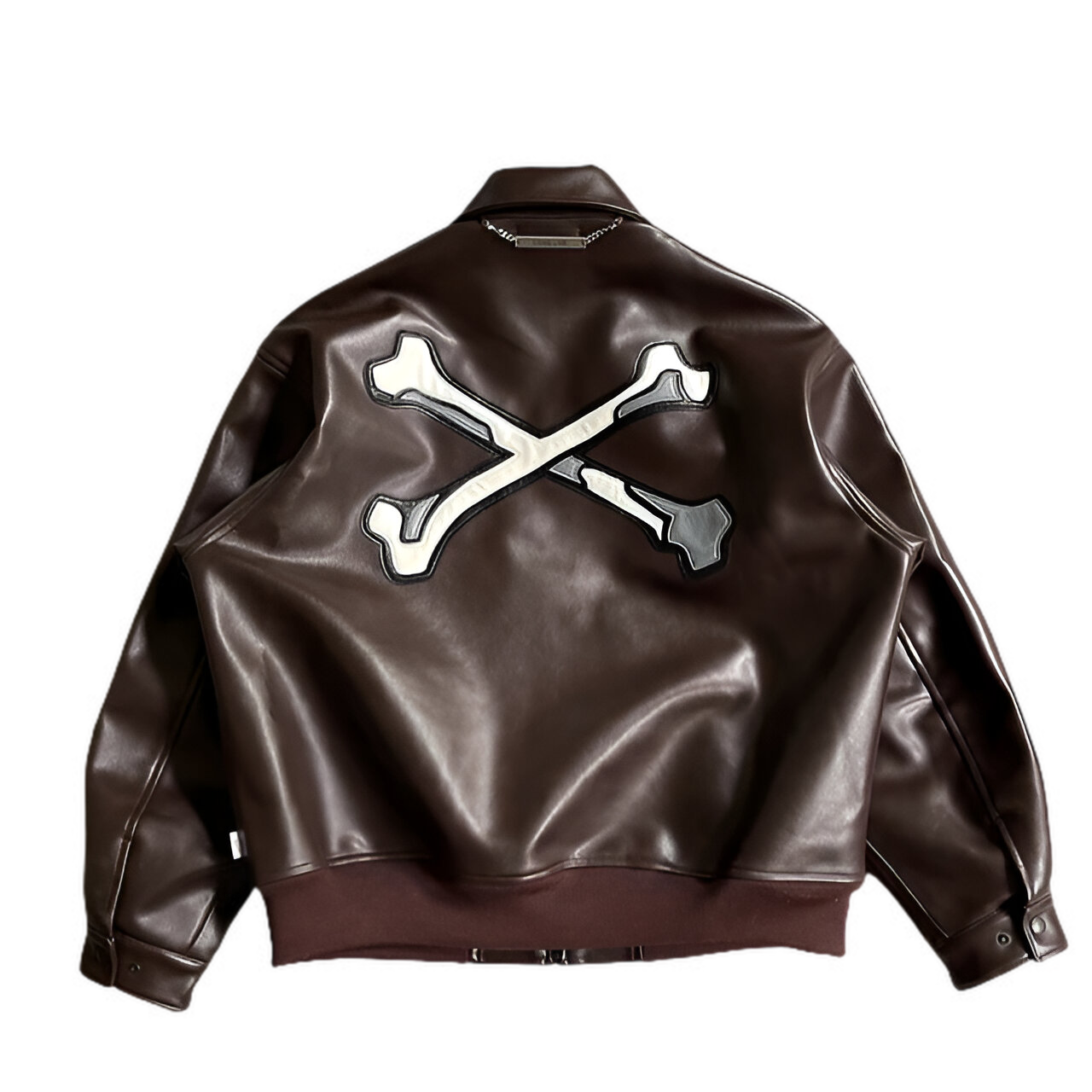 'SkeleSkin' Leather Jacket