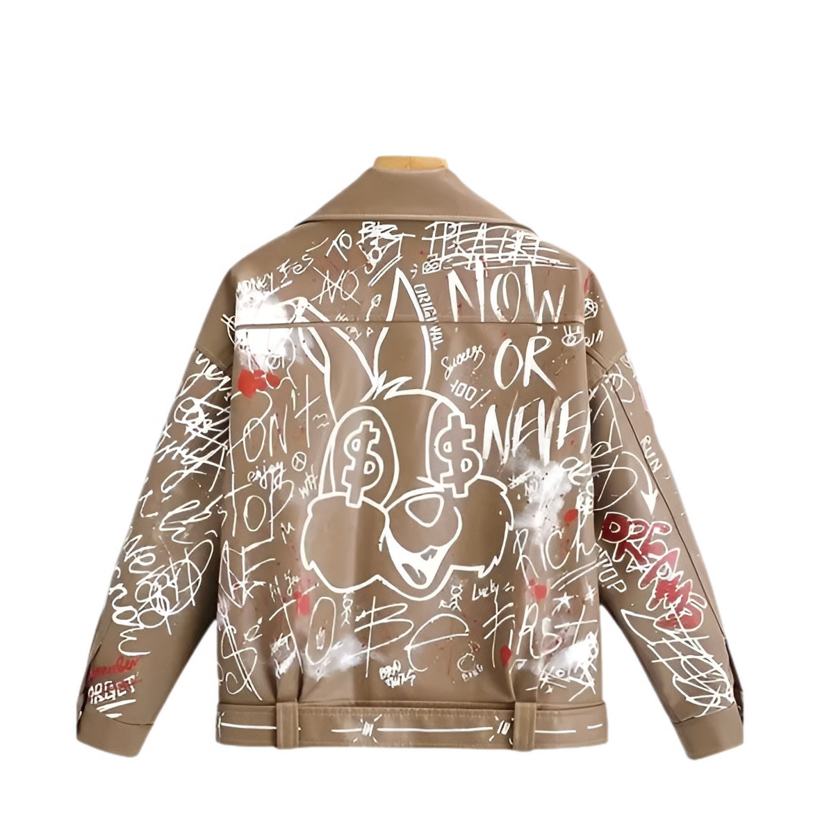 'Bunny' PU Leather Jacket