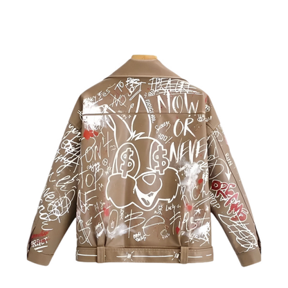 'Bunny' PU Leather Jacket