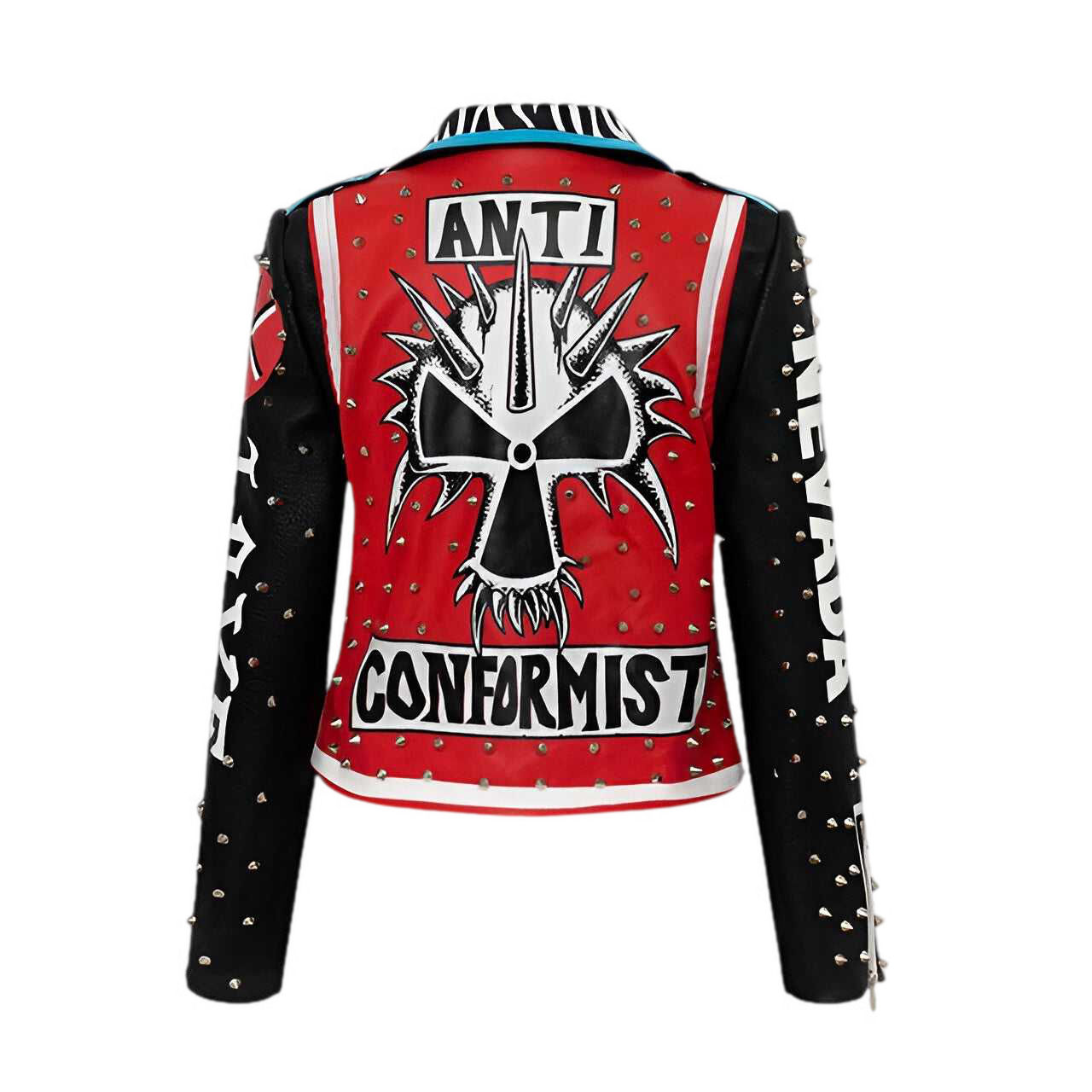 Anti-Conformist PU Leather Jacket