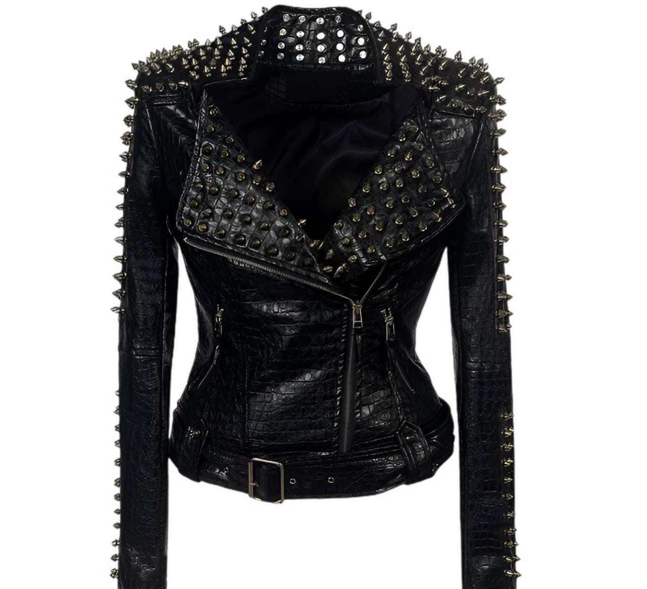 Midnight Catcher PU Leather Jacket