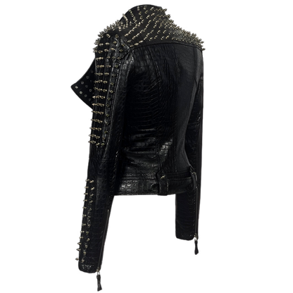 Midnight Catcher PU Leather Jacket