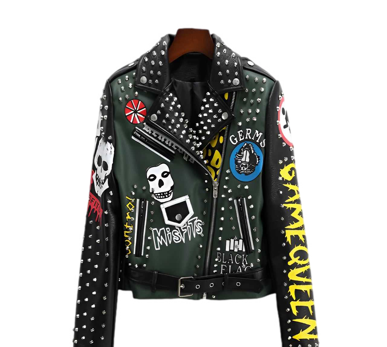 Freak Out PU Leather Jacket