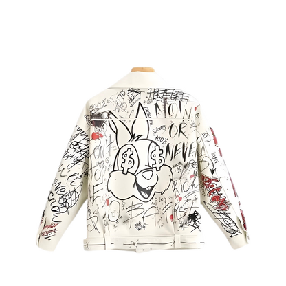 'Bunny' PU Leather Jacket