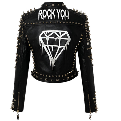 Rock You PU Leather Jacket